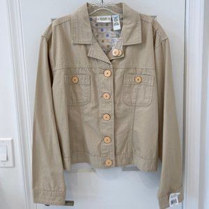 WOMEN’S BILL BLASS VINTAGE TAN DEMIN JACKET